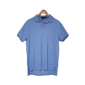 Polo Ralph Lauren Womens Size L Golf Short Sleeve Blue Label Sport Shirt Top